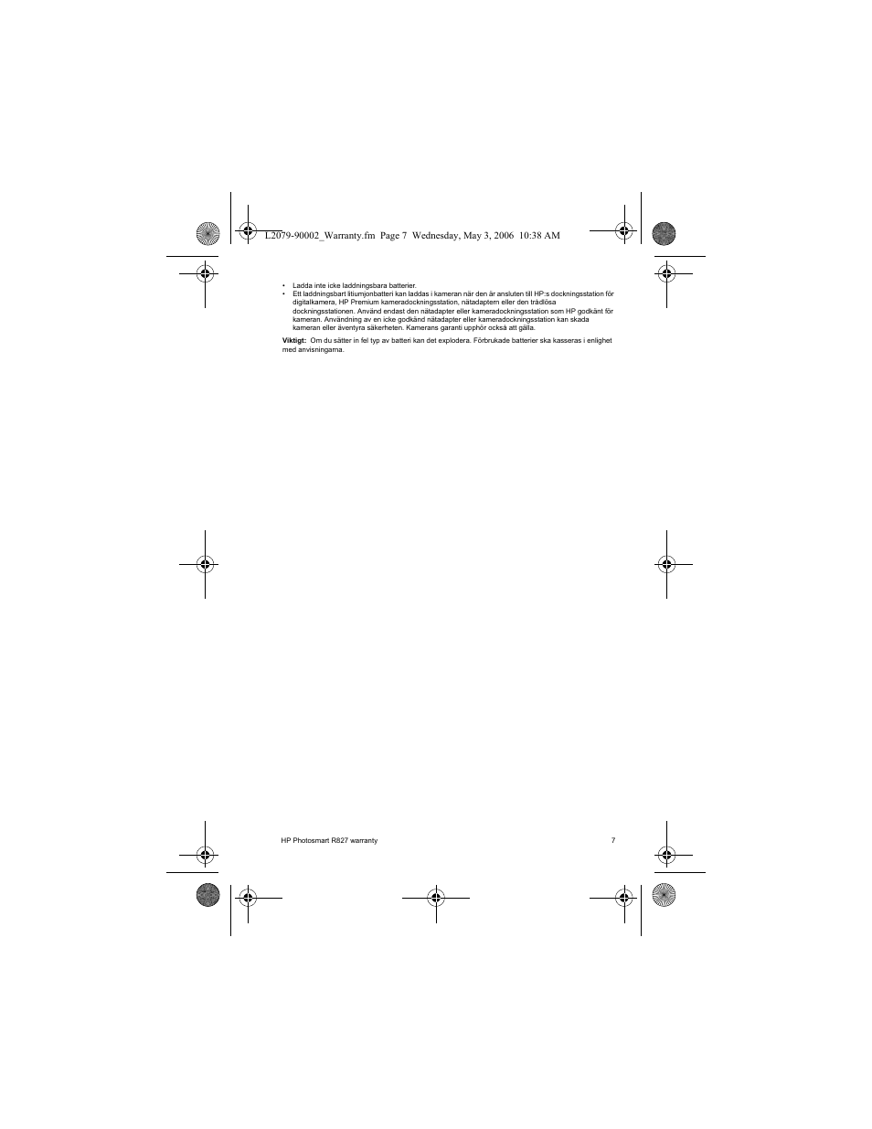 HP R827 User Manual | Page 9 / 56