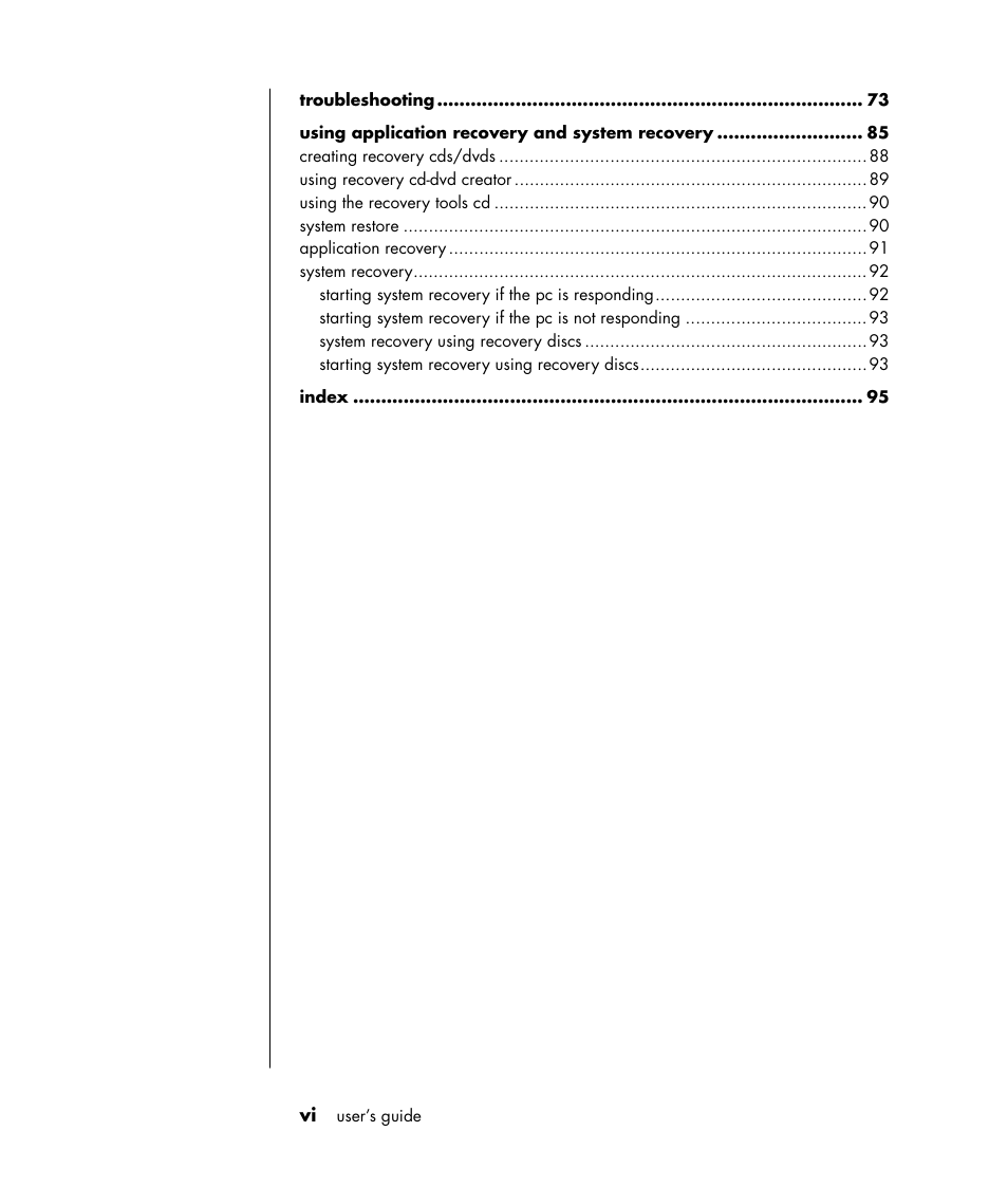 HP HB4 User Manual | Page 6 / 106