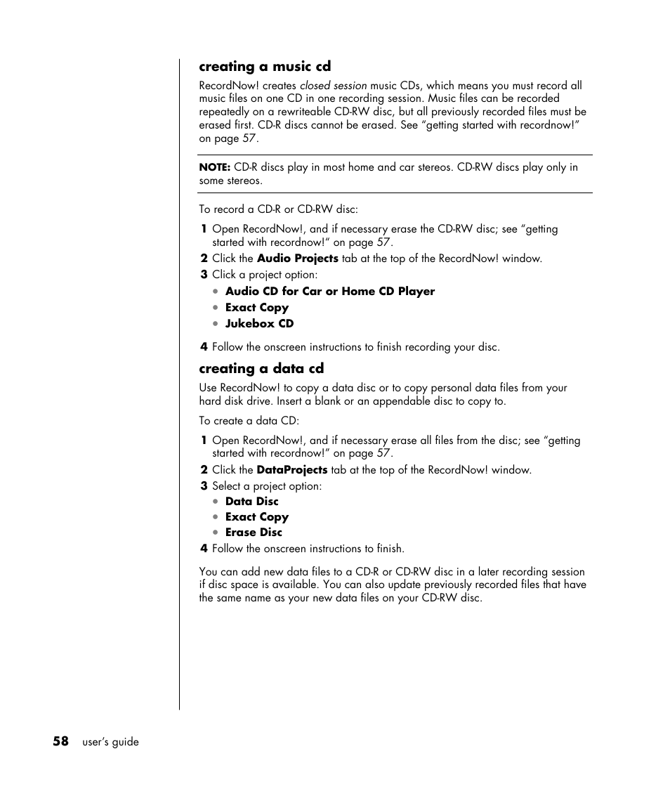 HP HB4 User Manual | Page 64 / 106