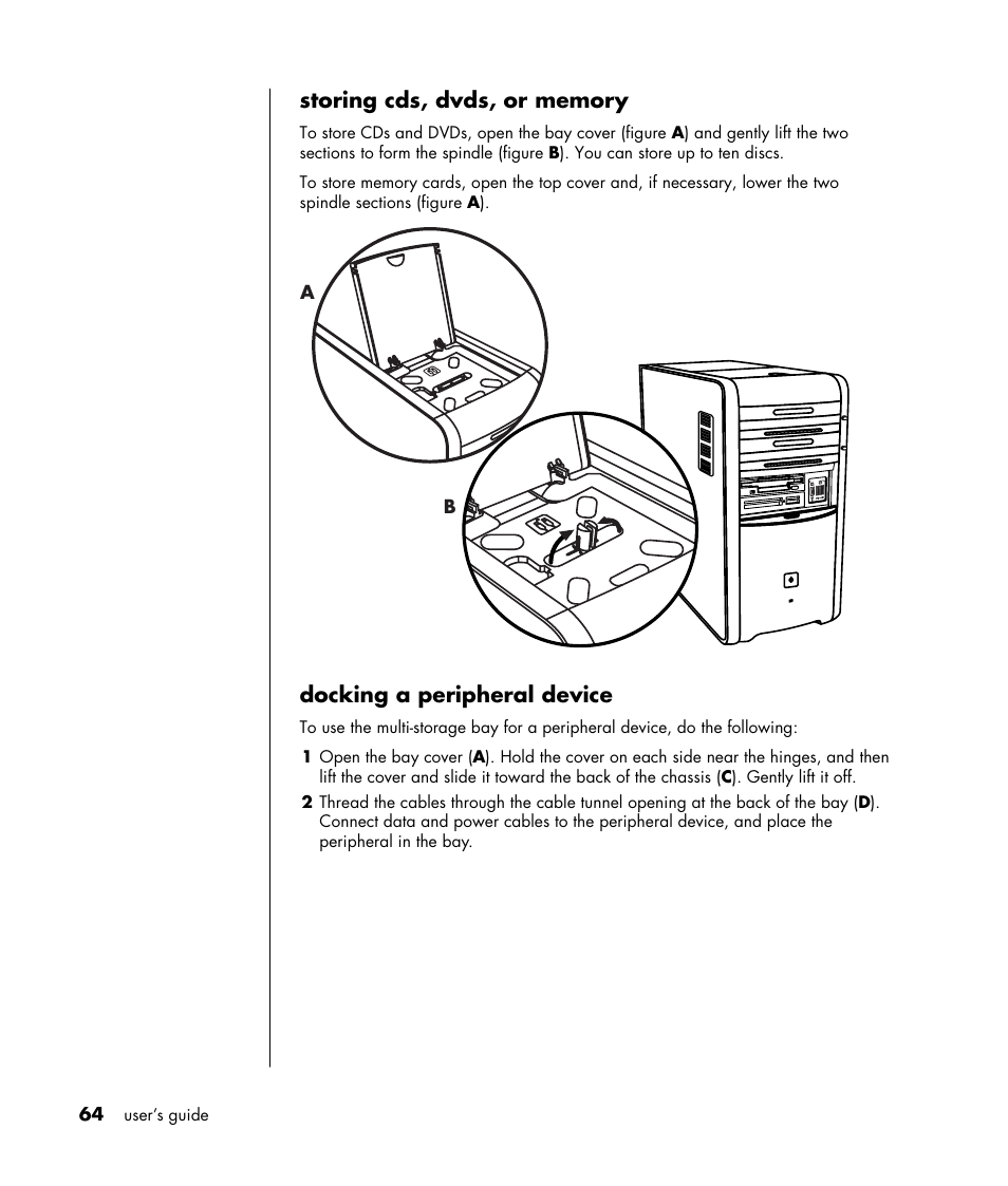 Docking a peripheral device | HP HB4 User Manual | Page 70 / 106