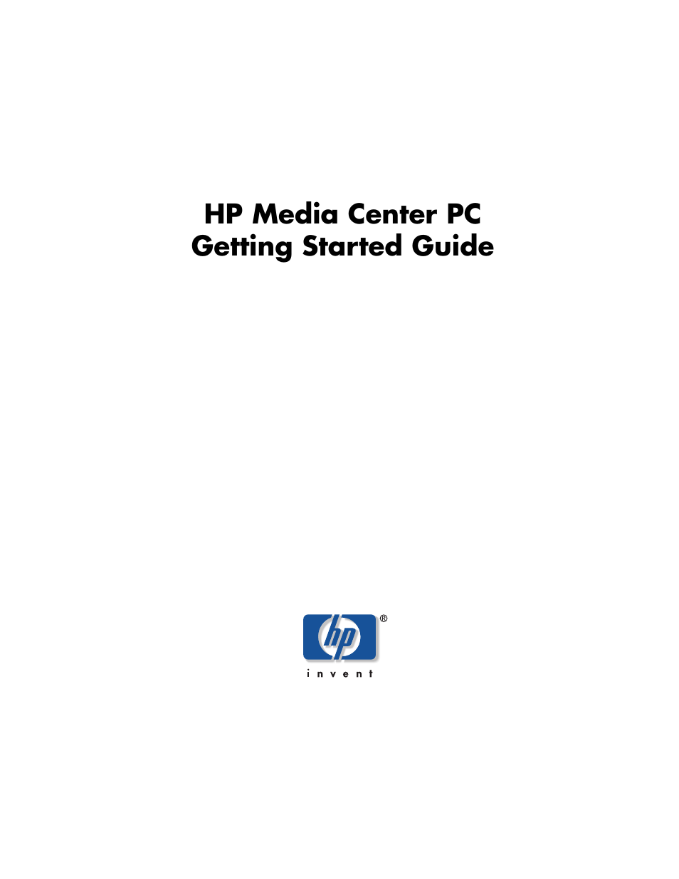 HP Media Center PC User Manual | 86 pages