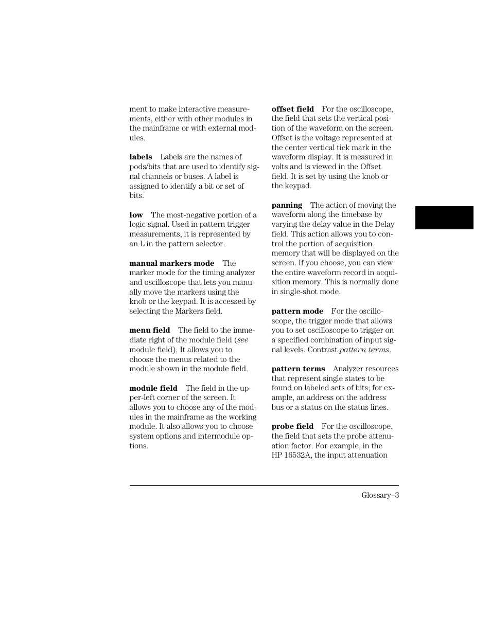 HP 16500C User Manual | Page 119 / 130