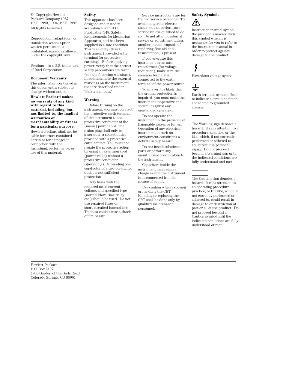 HP 16500C User Manual | Page 129 / 130