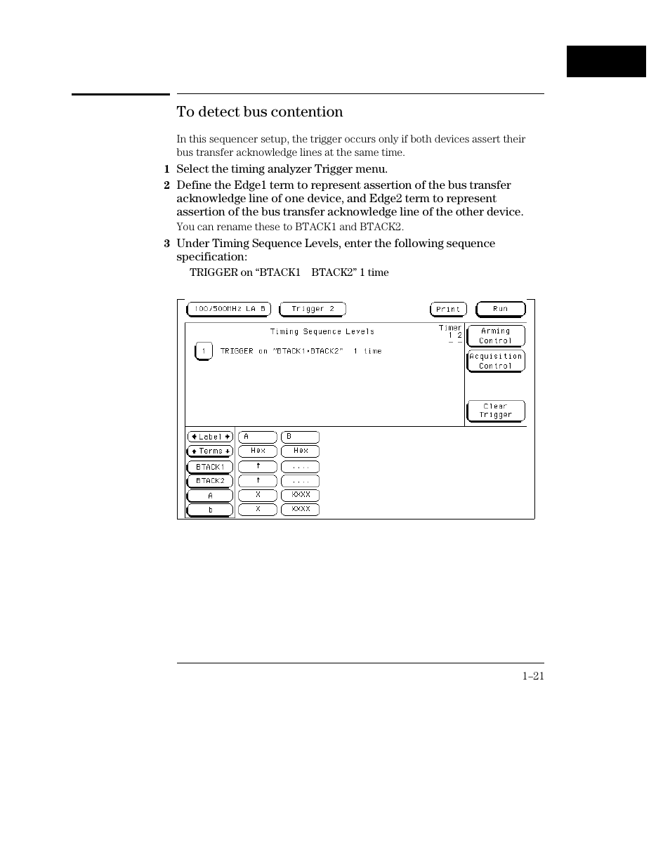 To detect bus contention | HP 16500C User Manual | Page 31 / 130