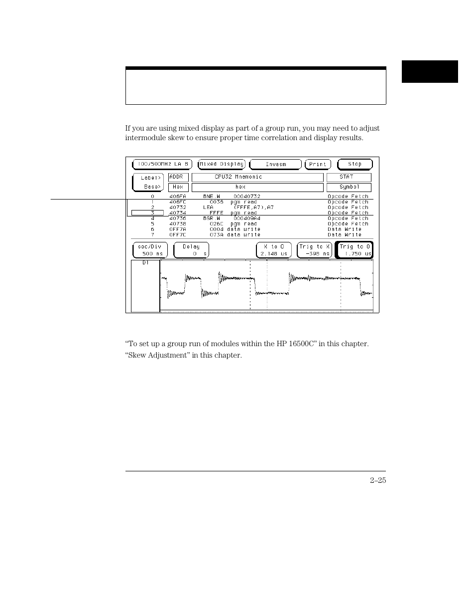 HP 16500C User Manual | Page 59 / 130