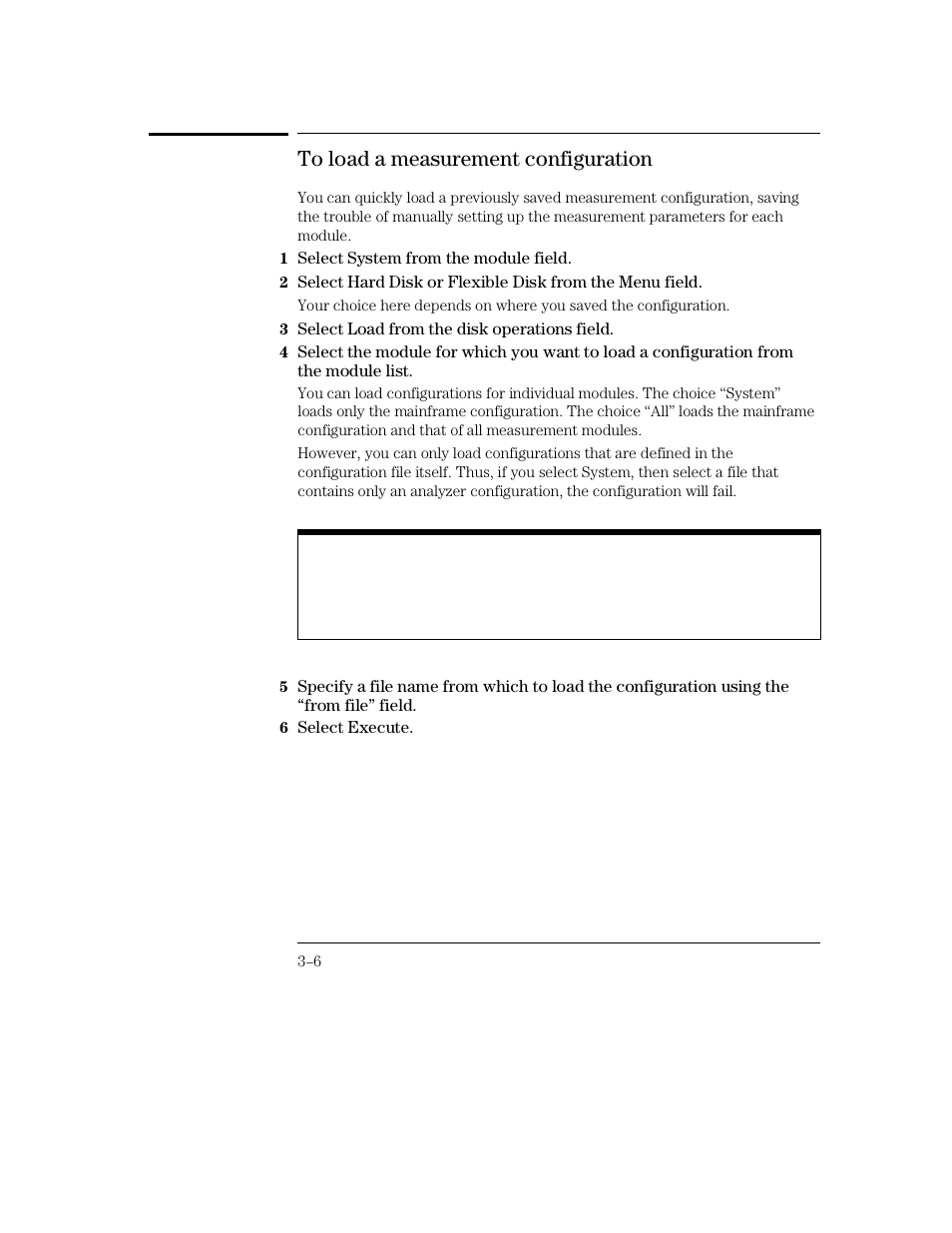 To load a measurement configuration | HP 16500C User Manual | Page 68 / 130