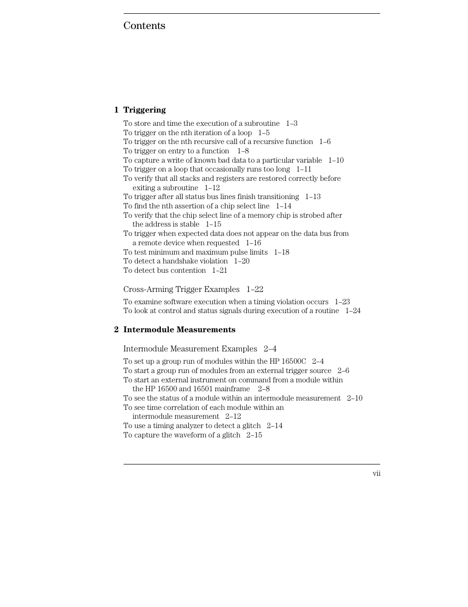 HP 16500C User Manual | Page 7 / 130