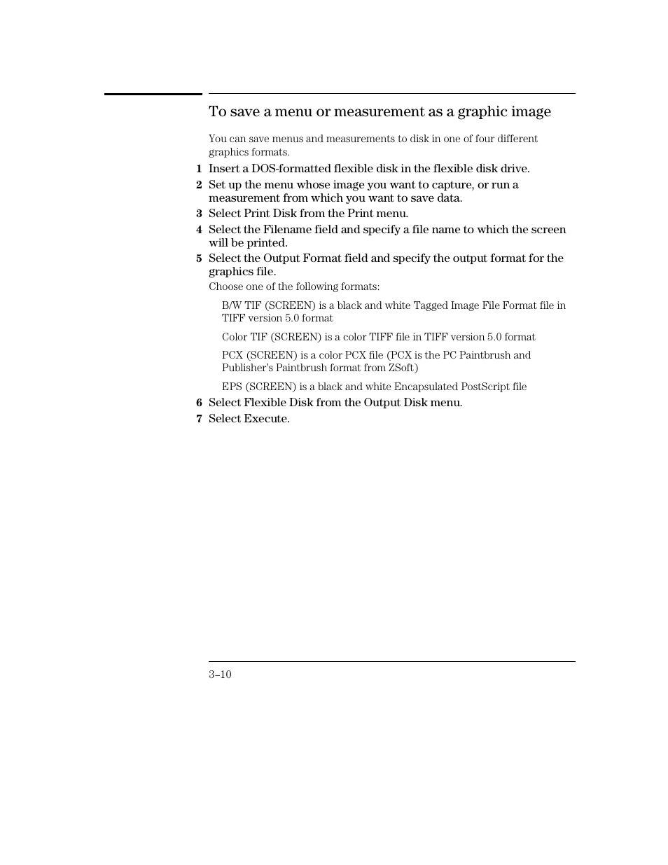 To save a menu or measurement as a graphic image | HP 16500C User Manual | Page 72 / 130