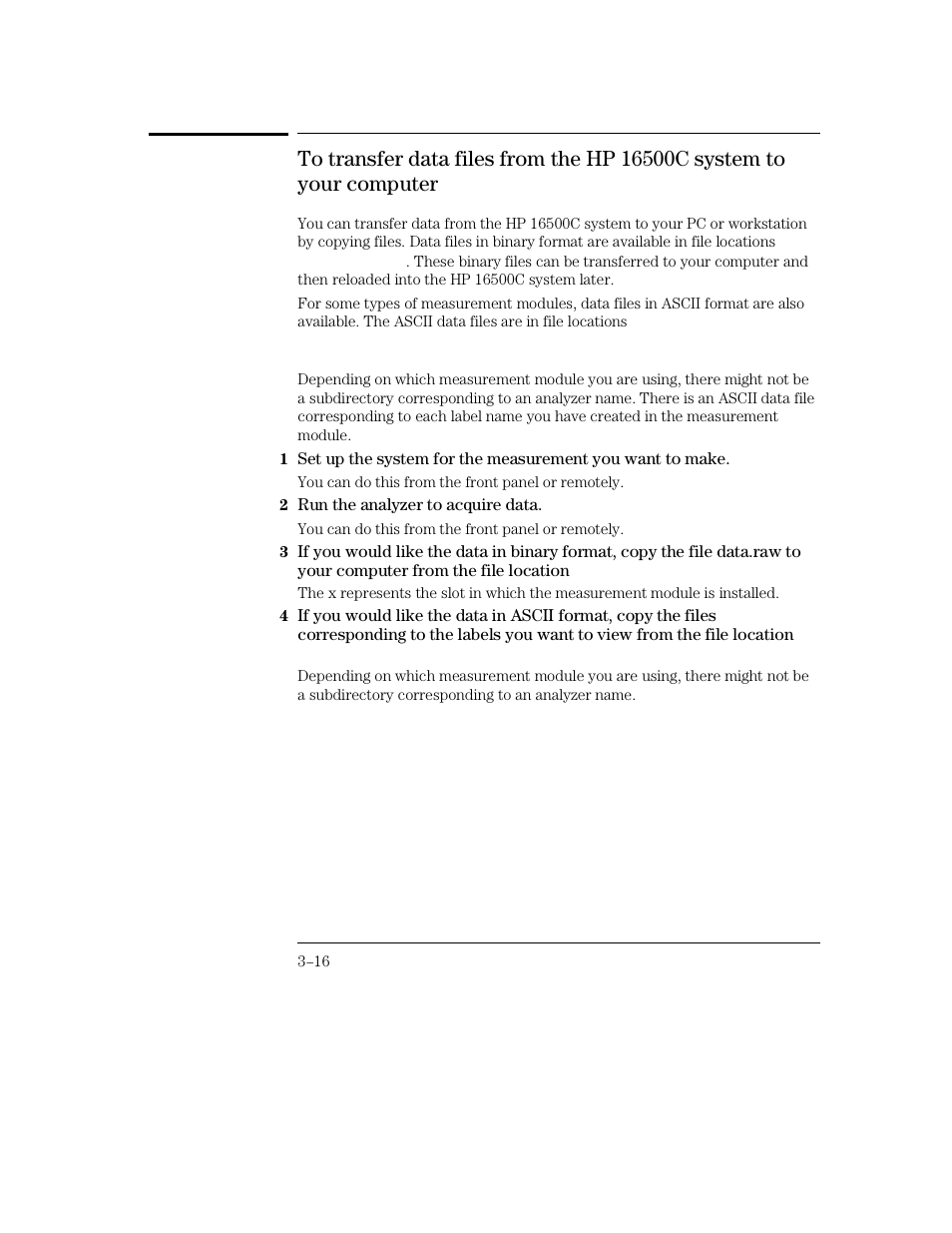 HP 16500C User Manual | Page 78 / 130