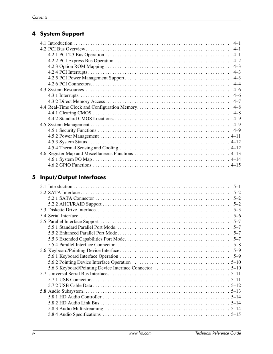 HP DC5850 User Manual | Page 4 / 114