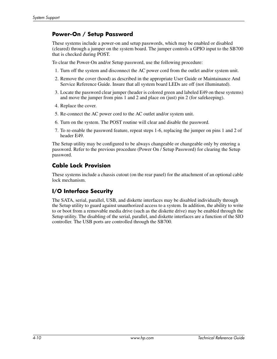 HP DC5850 User Manual | Page 44 / 114