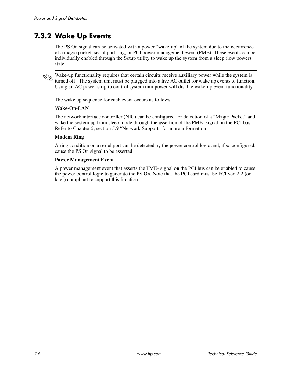 2 wake up events | HP DC5850 User Manual | Page 80 / 114