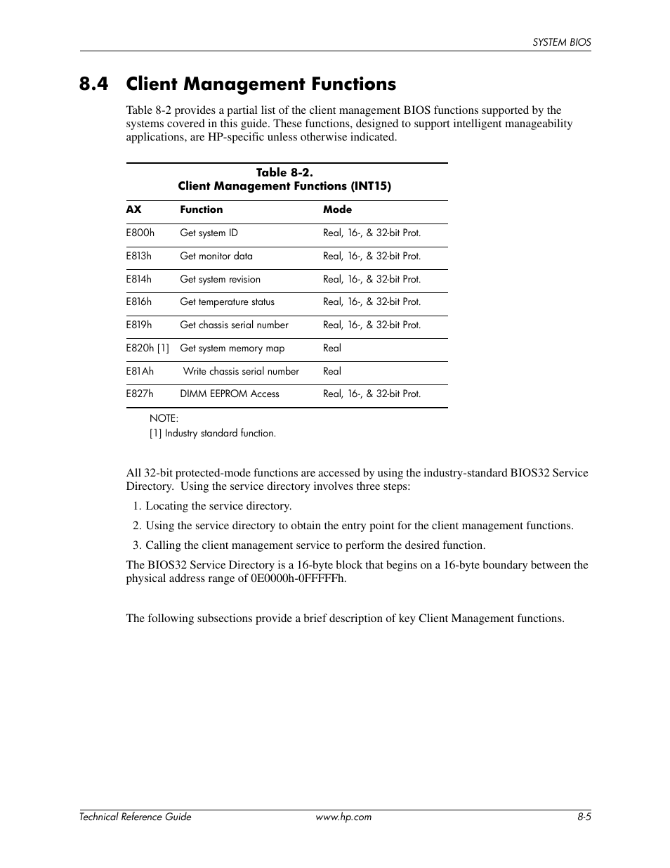 4 client management functions | HP DC5850 User Manual | Page 89 / 114