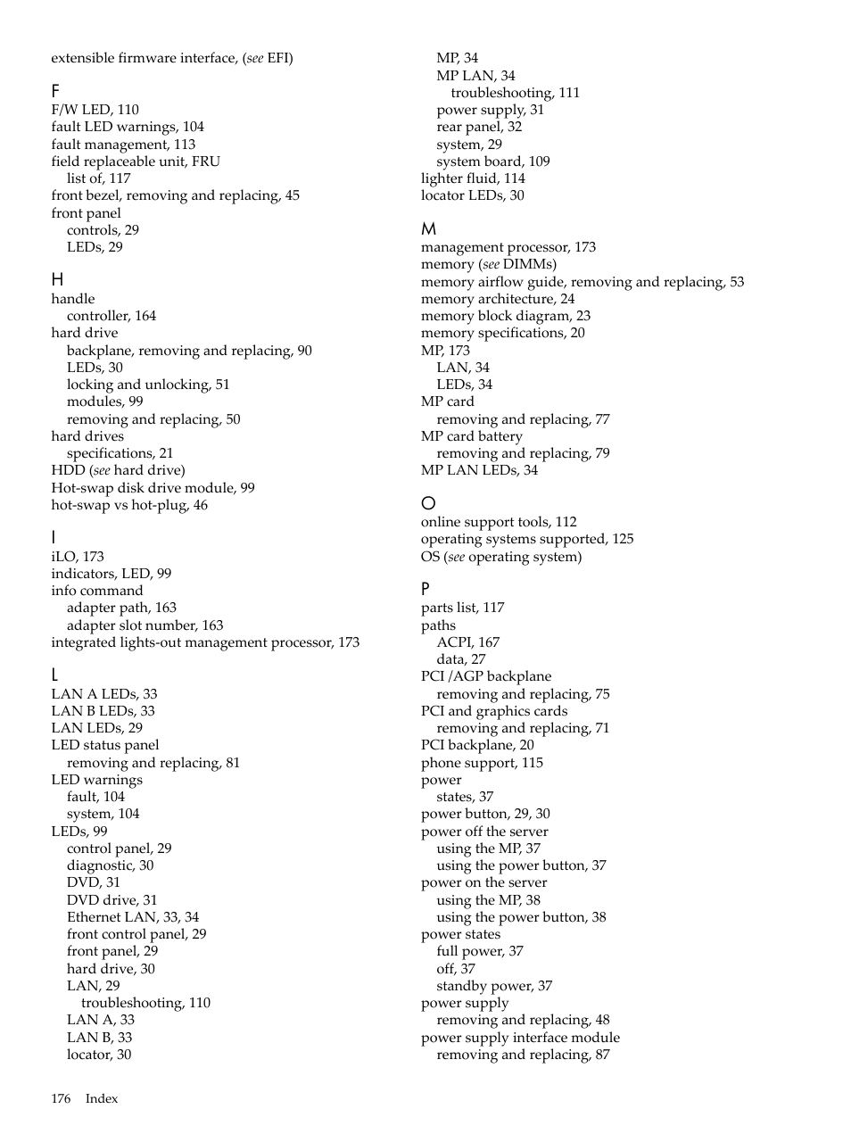 HP AD117-9003A-ED3 User Manual | Page 176 / 177