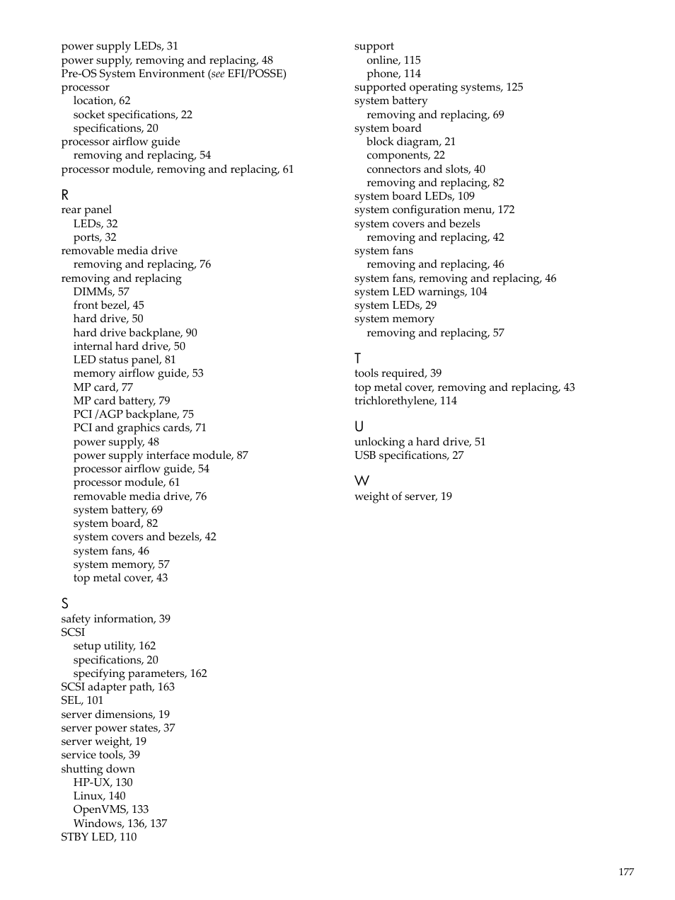HP AD117-9003A-ED3 User Manual | Page 177 / 177