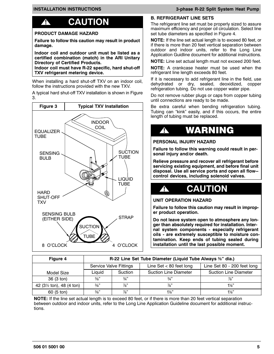 Caution, Warning | HP H2H3 User Manual | Page 5 / 16