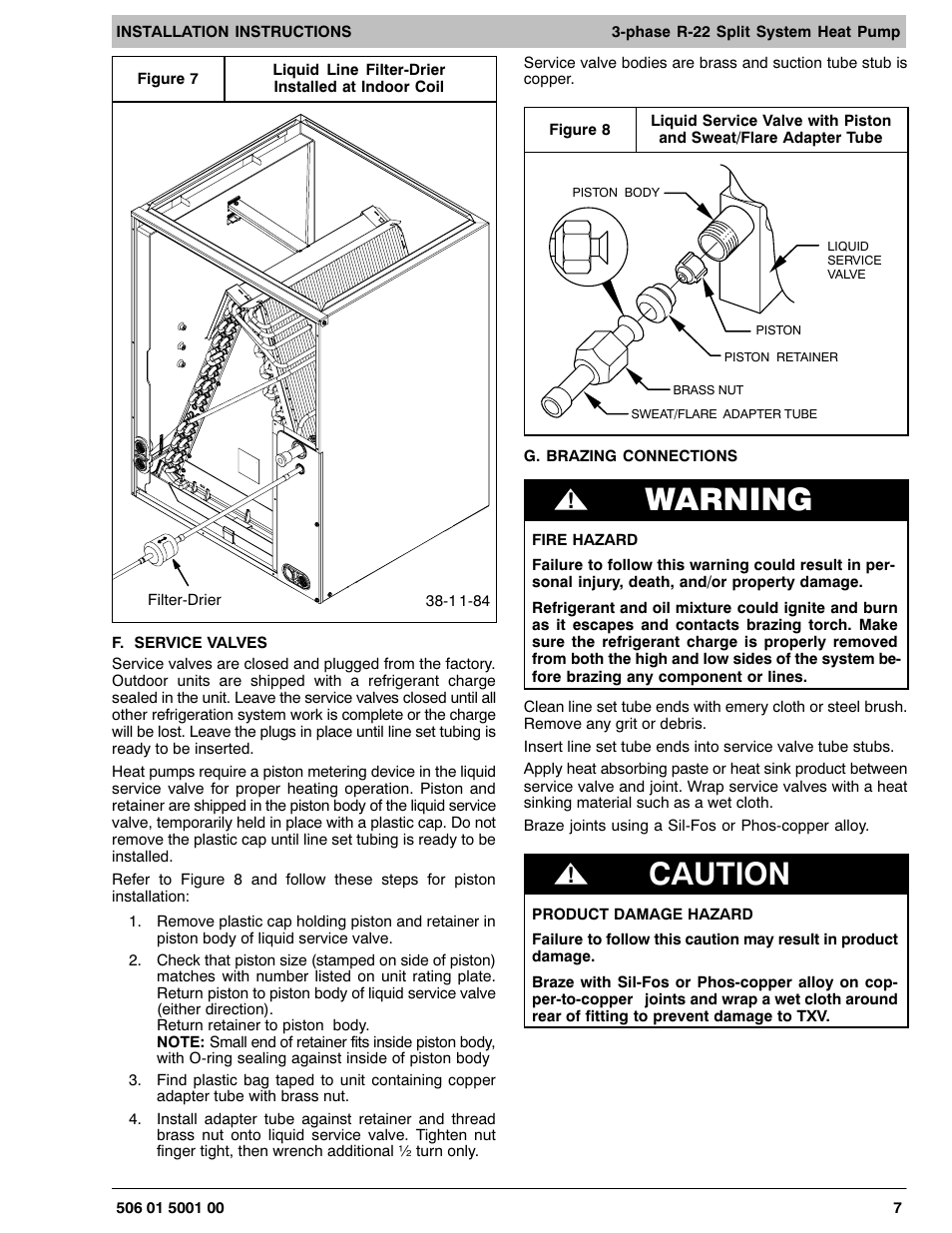 Warning, Caution | HP H2H3 User Manual | Page 7 / 16