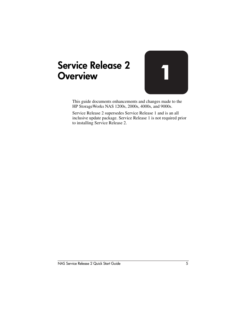 HP NAS 2000s User Manual | Page 5 / 20