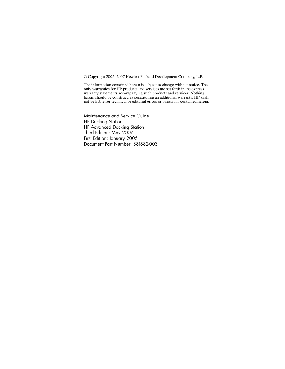HP Laptop Docking Station User Manual | Page 2 / 70