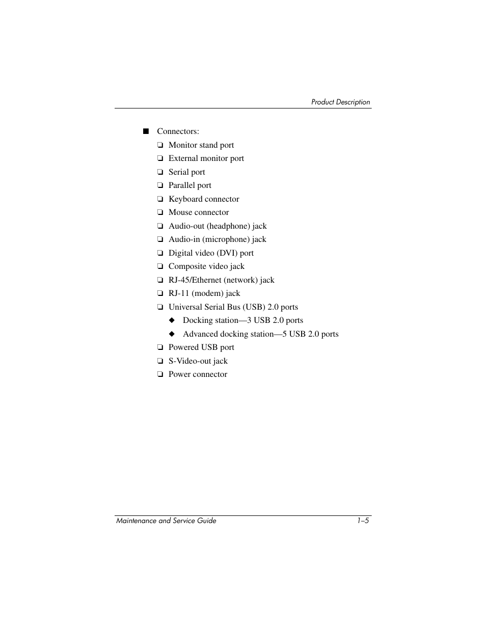 HP Laptop Docking Station User Manual | Page 9 / 70