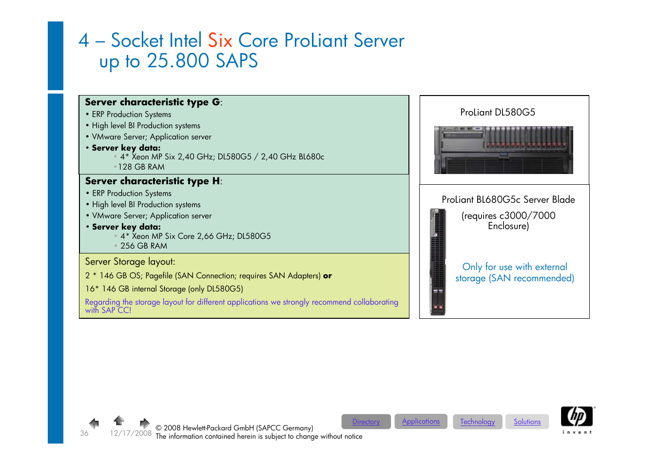 HP ProLiant 585G5 User Manual | Page 36 / 49