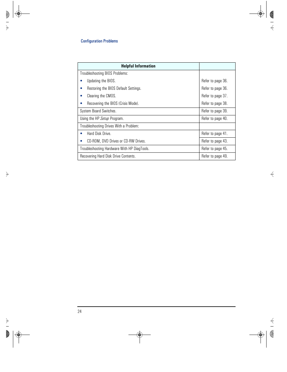 HP KAYAK XU800 User Manual | Page 24 / 52