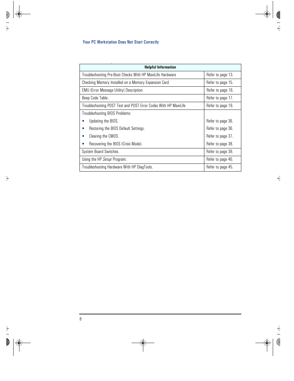 HP KAYAK XU800 User Manual | Page 8 / 52