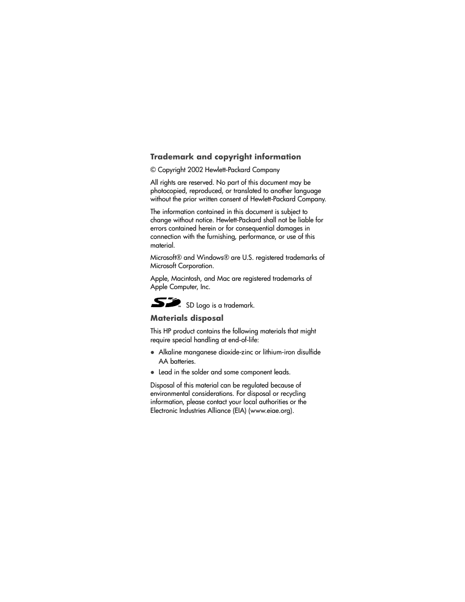 HP PhotoSmart 620 User Manual | Page 3 / 80