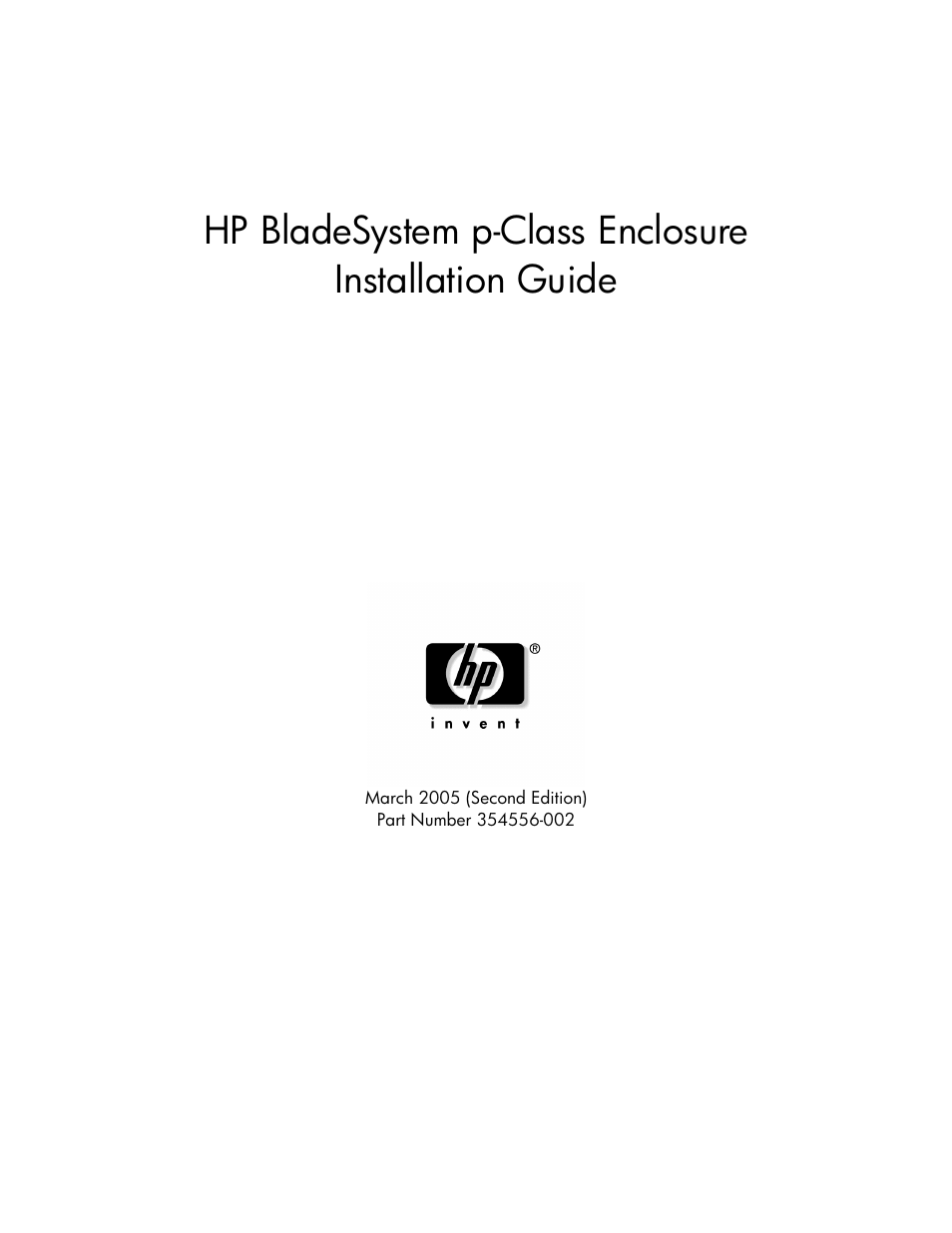 HP 354556-002 User Manual | 104 pages