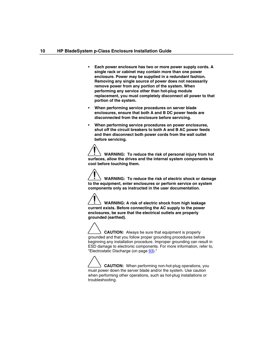 HP 354556-002 User Manual | Page 10 / 104