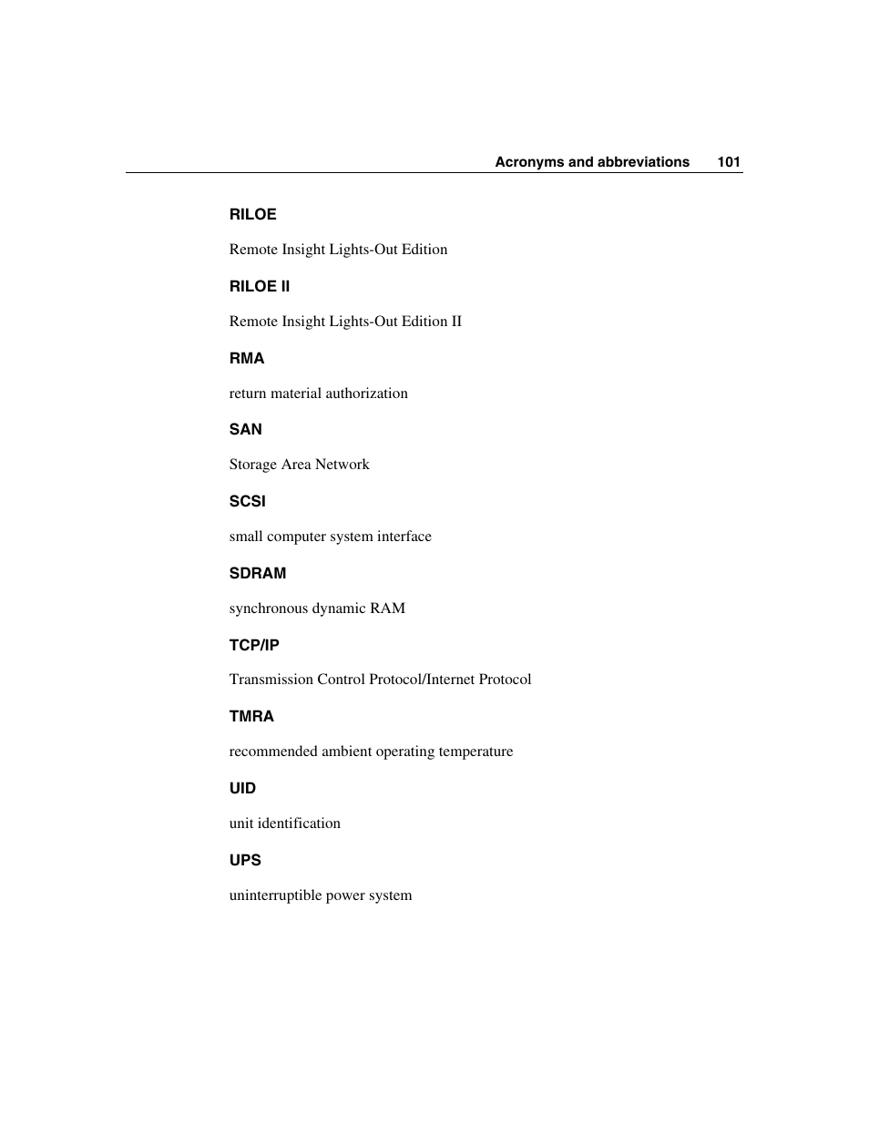 HP 354556-002 User Manual | Page 101 / 104