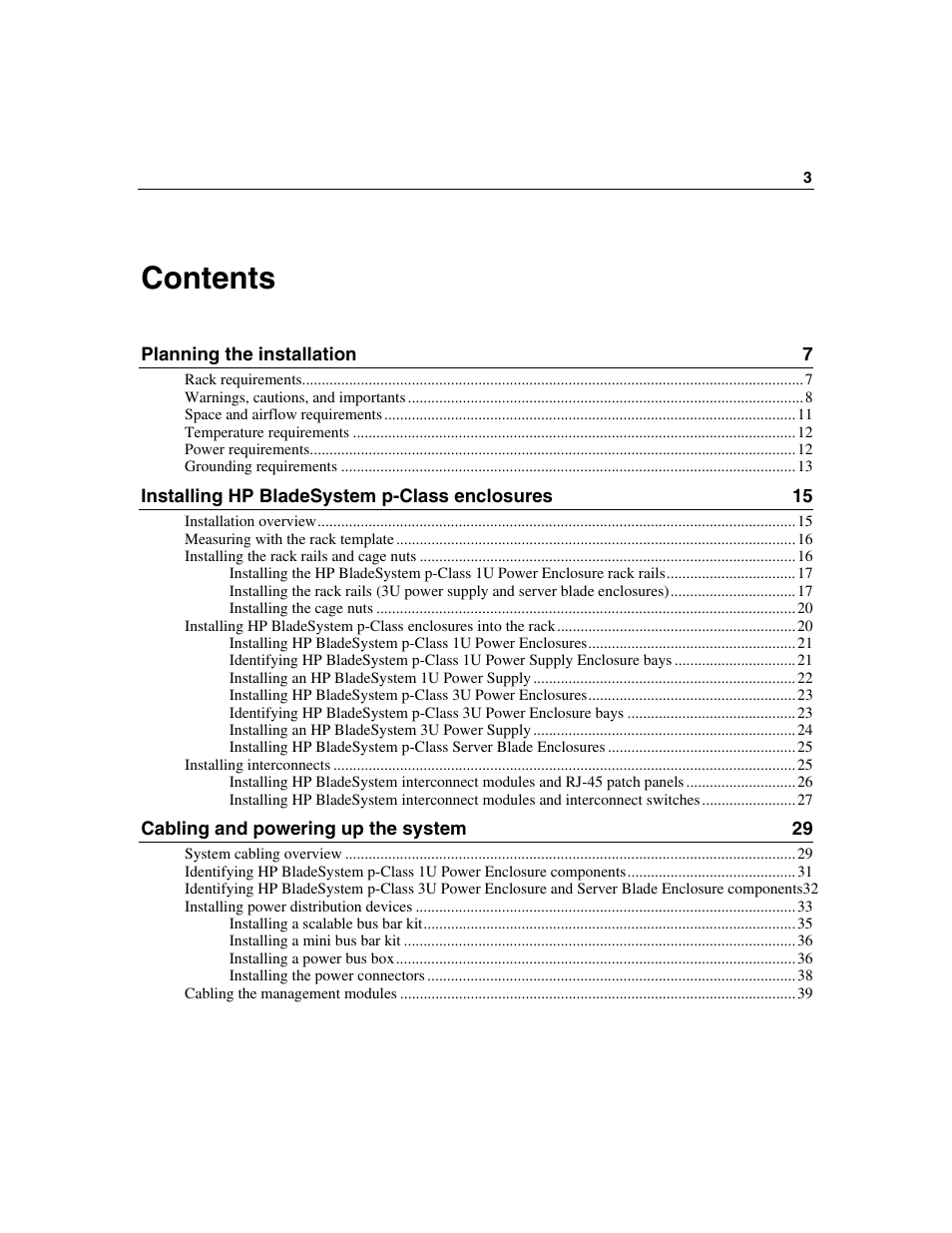 HP 354556-002 User Manual | Page 3 / 104