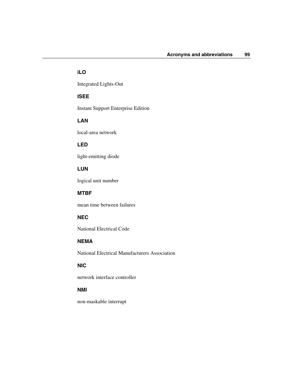 HP 354556-002 User Manual | Page 99 / 104