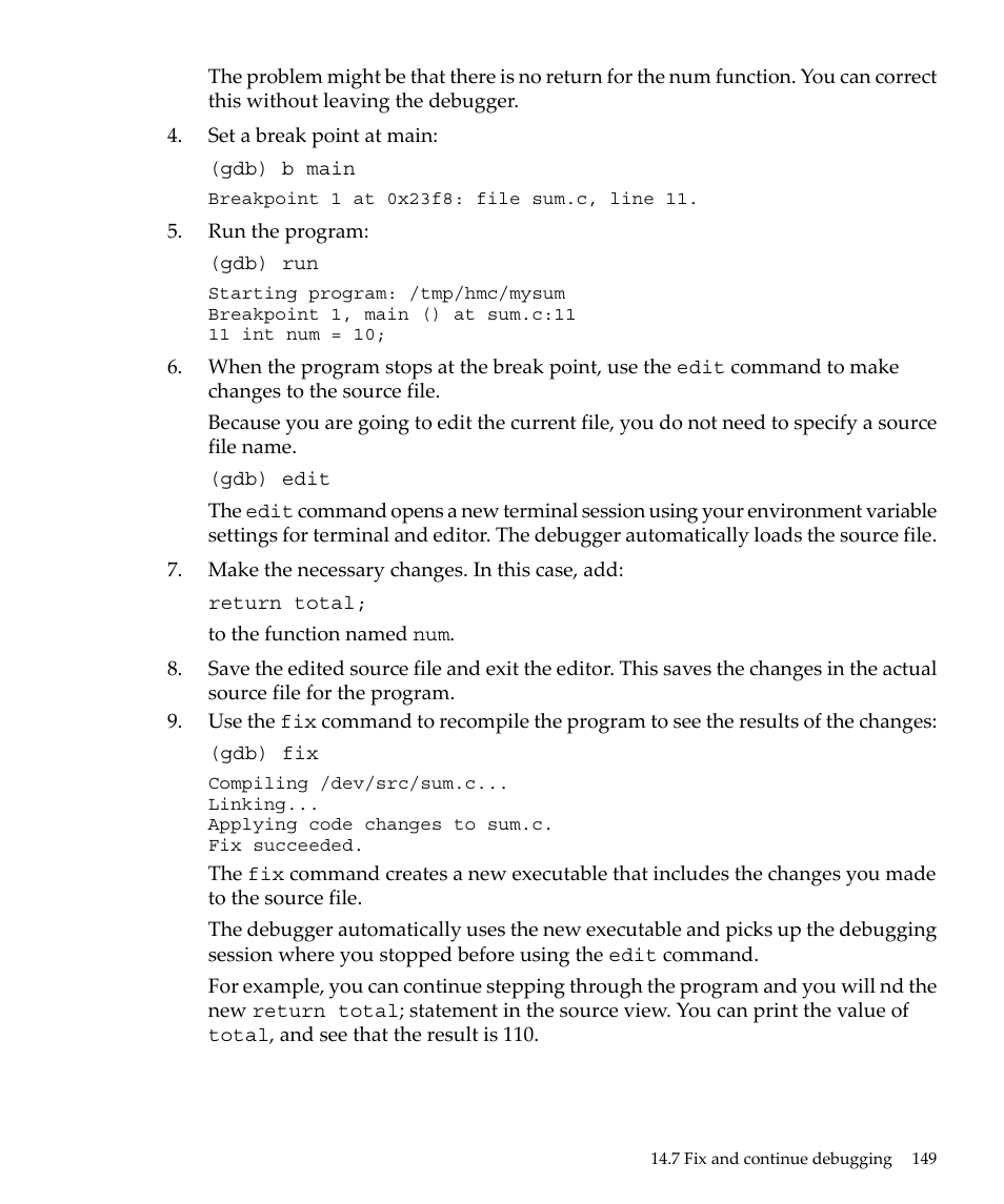 HP gnu source-level debugger 5992-4701 User Manual | Page 149 / 369