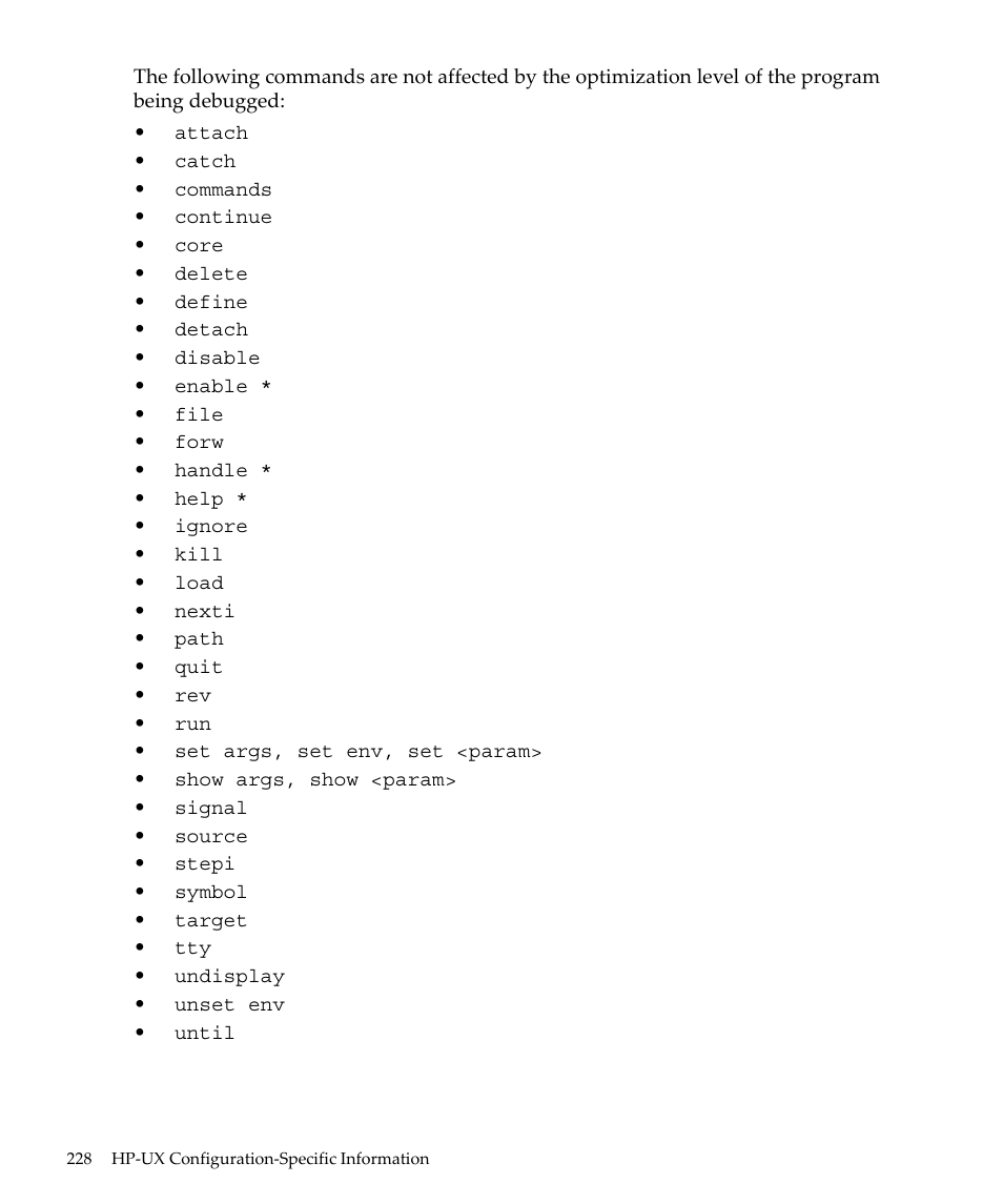 HP gnu source-level debugger 5992-4701 User Manual | Page 228 / 369