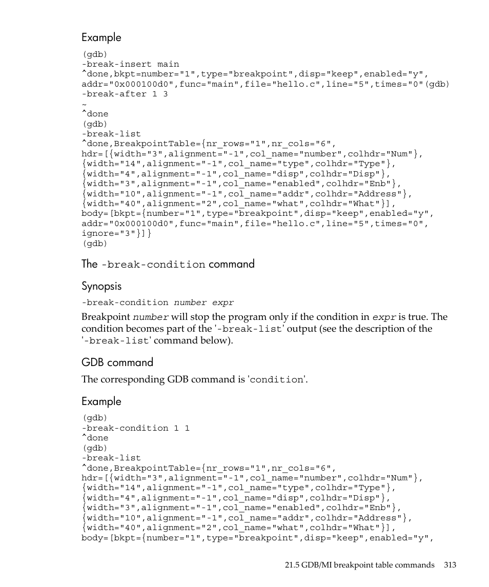 HP gnu source-level debugger 5992-4701 User Manual | Page 313 / 369