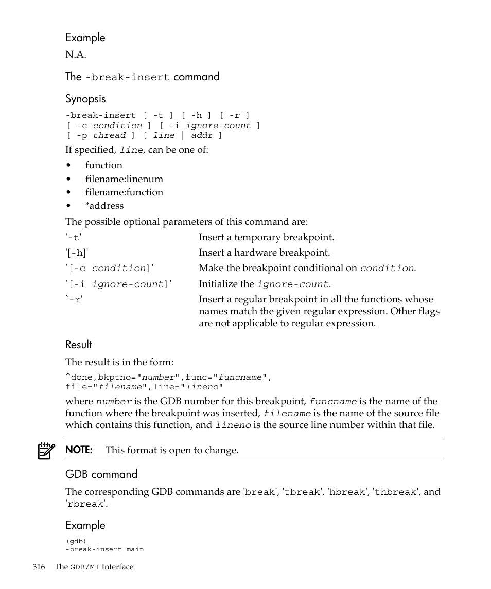 HP gnu source-level debugger 5992-4701 User Manual | Page 316 / 369