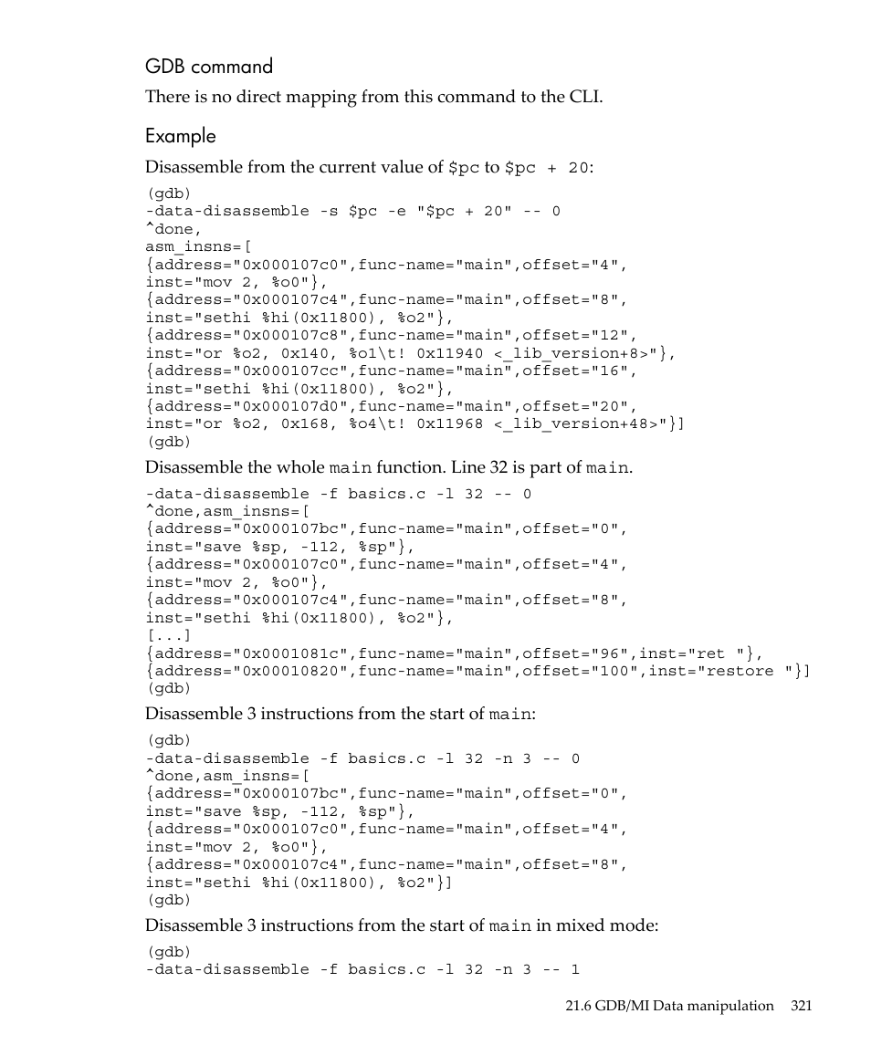 HP gnu source-level debugger 5992-4701 User Manual | Page 321 / 369