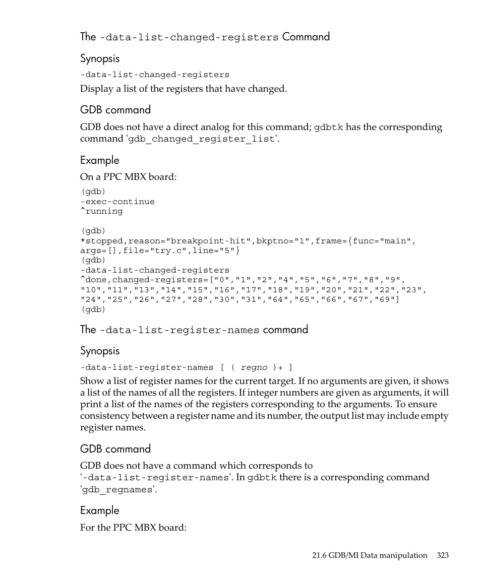 HP gnu source-level debugger 5992-4701 User Manual | Page 323 / 369