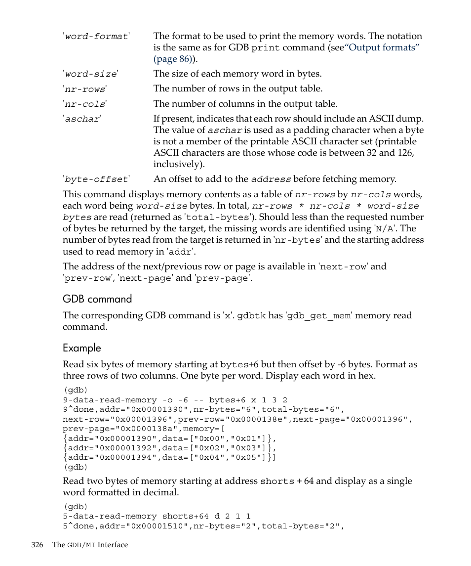 HP gnu source-level debugger 5992-4701 User Manual | Page 326 / 369