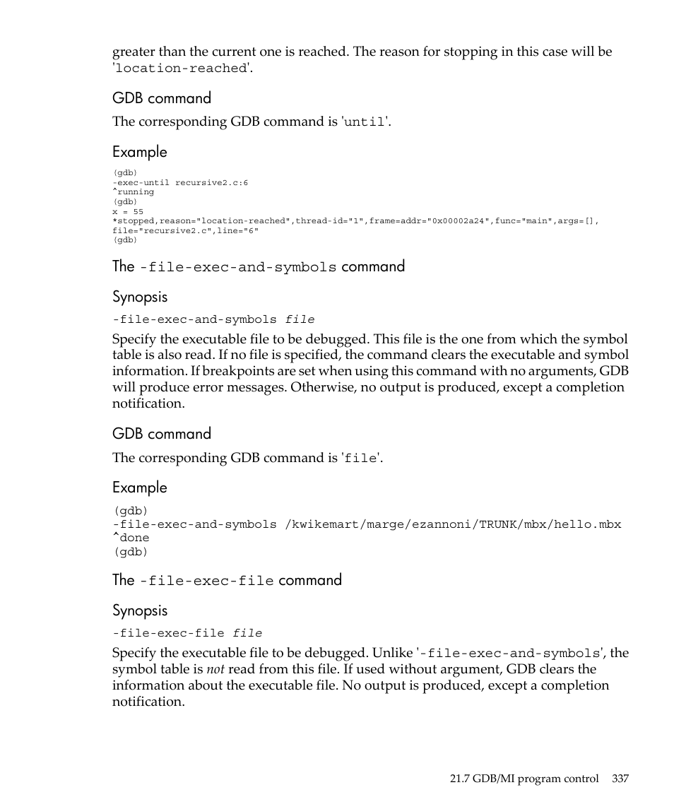HP gnu source-level debugger 5992-4701 User Manual | Page 337 / 369