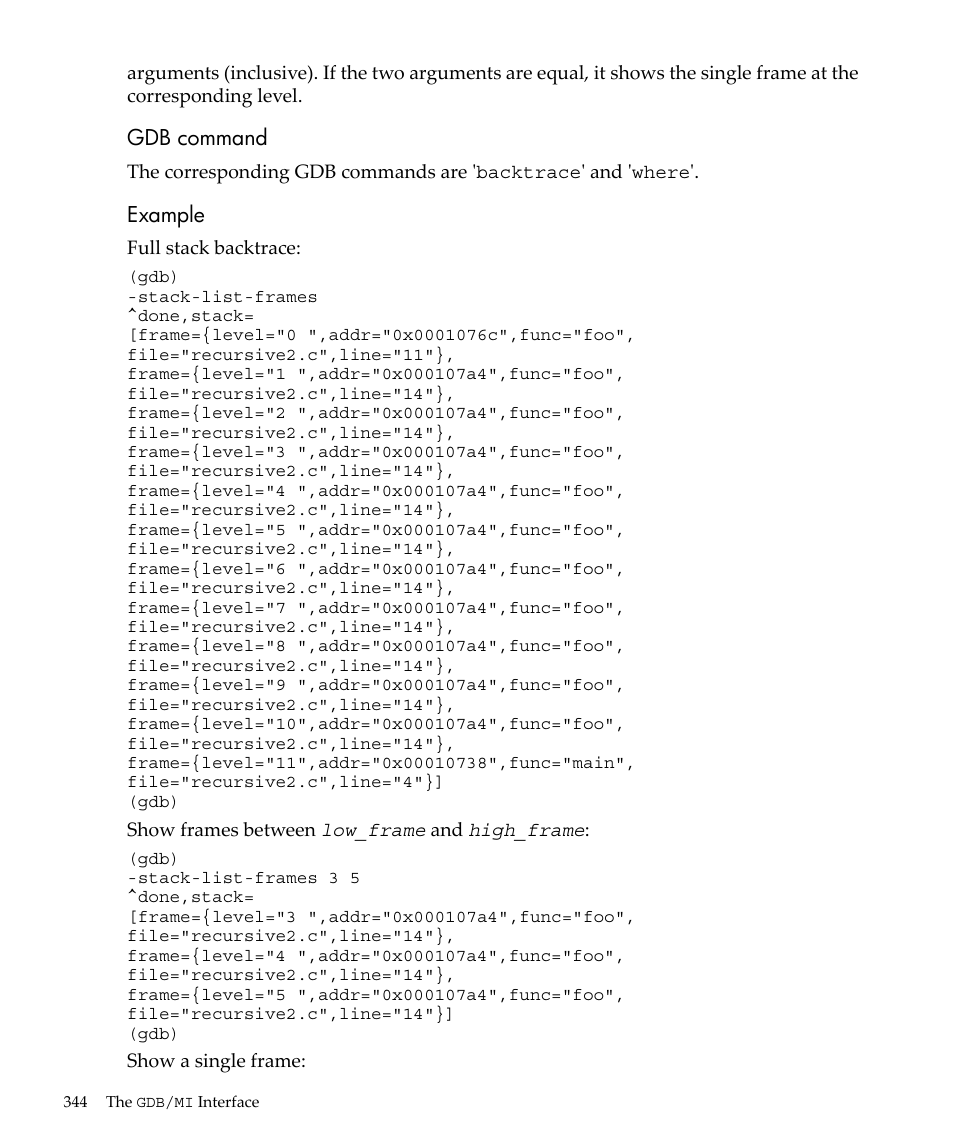 HP gnu source-level debugger 5992-4701 User Manual | Page 344 / 369