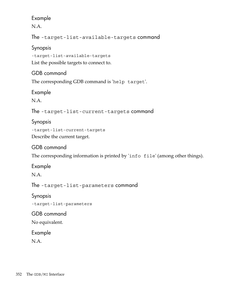 HP gnu source-level debugger 5992-4701 User Manual | Page 352 / 369