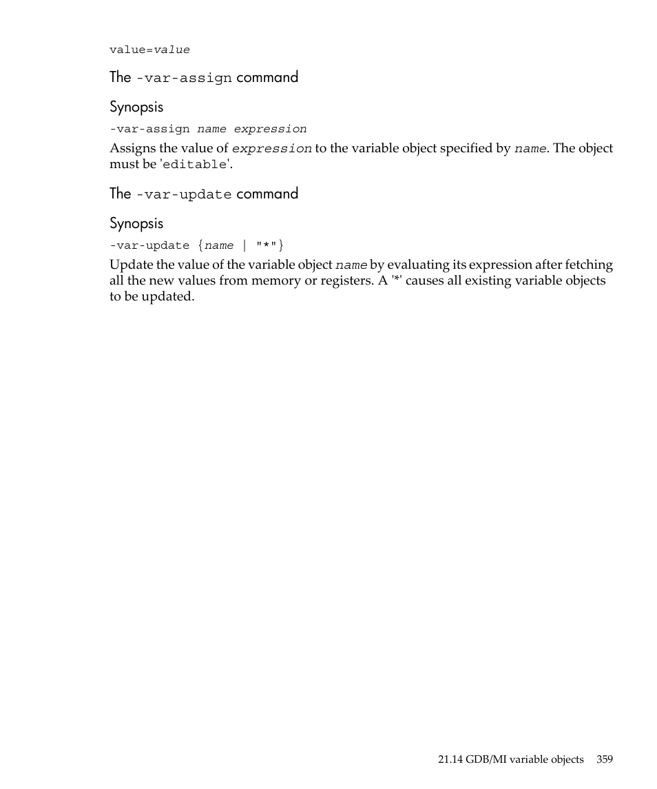 HP gnu source-level debugger 5992-4701 User Manual | Page 359 / 369