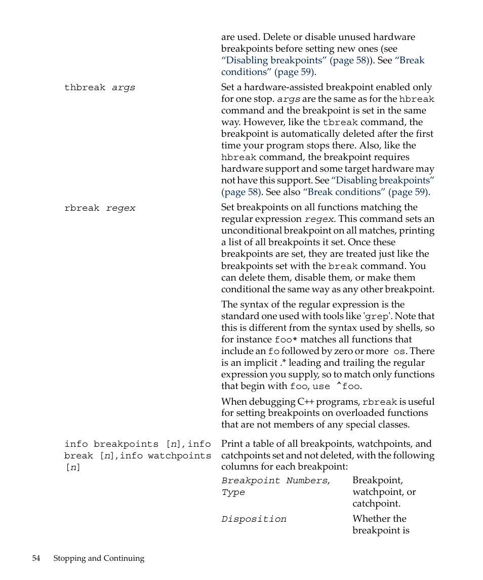 HP gnu source-level debugger 5992-4701 User Manual | Page 54 / 369