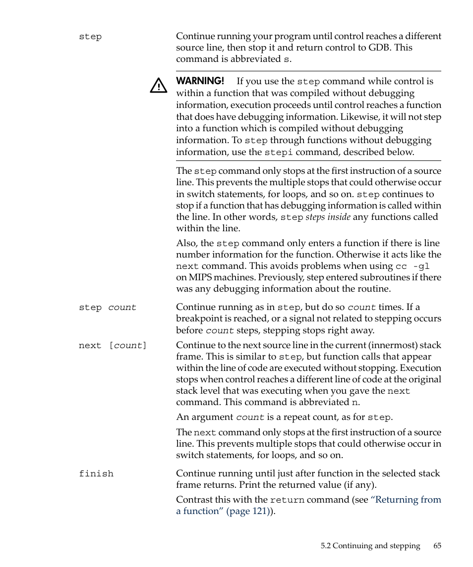 HP gnu source-level debugger 5992-4701 User Manual | Page 65 / 369