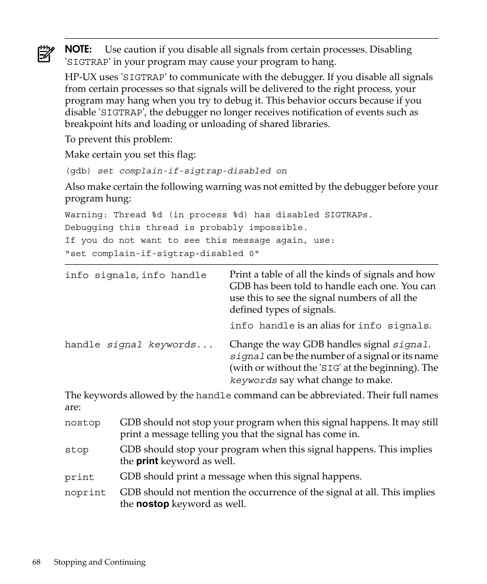 HP gnu source-level debugger 5992-4701 User Manual | Page 68 / 369