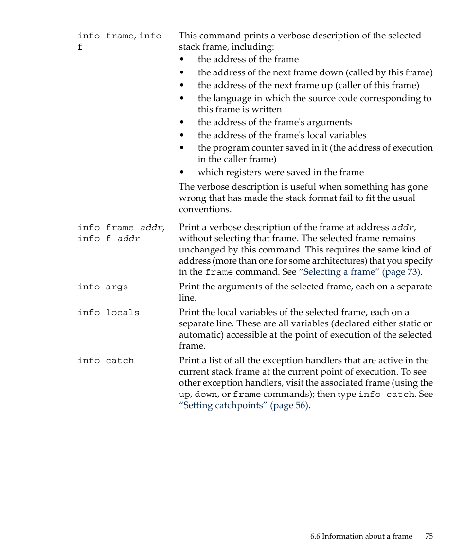 HP gnu source-level debugger 5992-4701 User Manual | Page 75 / 369