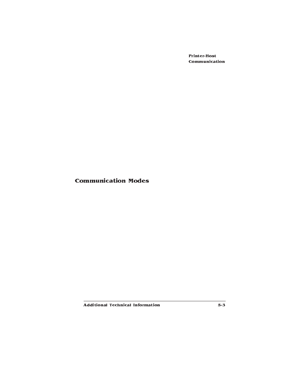 Communication modes | HP QMS 1660E User Manual | Page 101 / 314