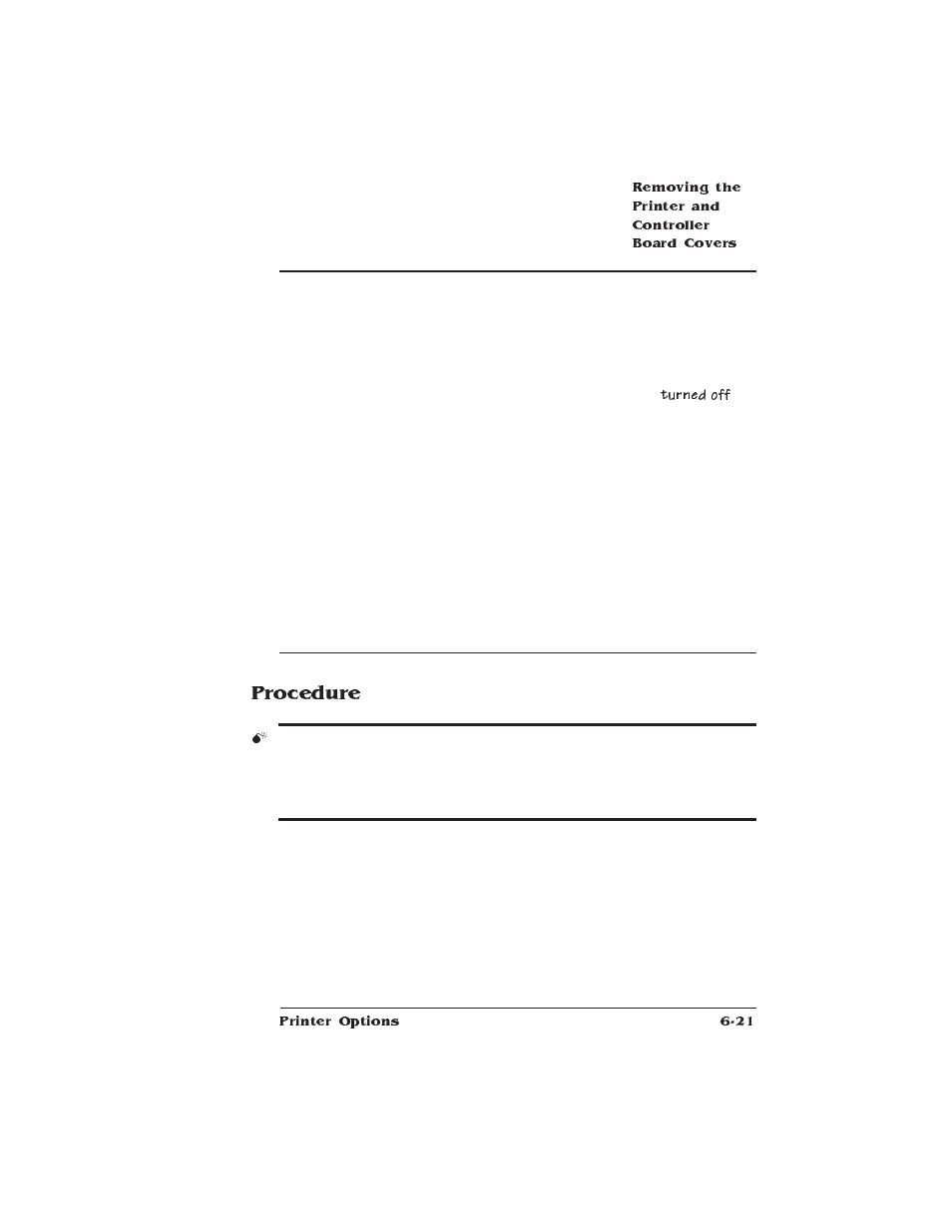 Procedure | HP QMS 1660E User Manual | Page 155 / 314